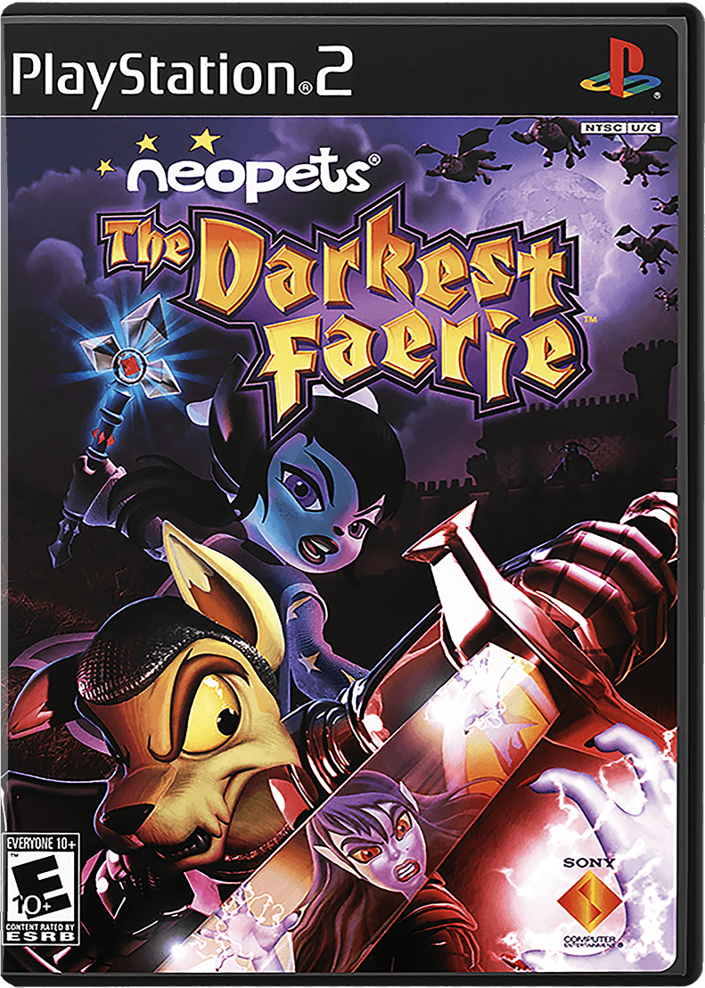 NeoPets the Darkest Faerie box art for Playstation 2
